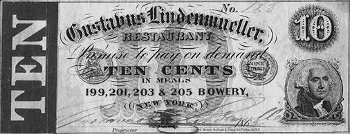lindenmueller ten cent meal certificate